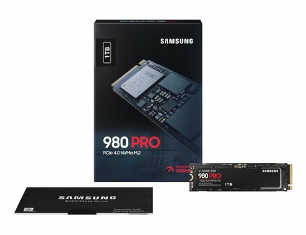 Samsung 980 PRO NVMe - Interne SSD M.2 PCIe - 1 TB