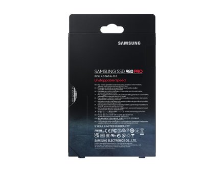 Samsung 980 PRO NVMe - Interne SSD M.2 PCIe - 1 TB