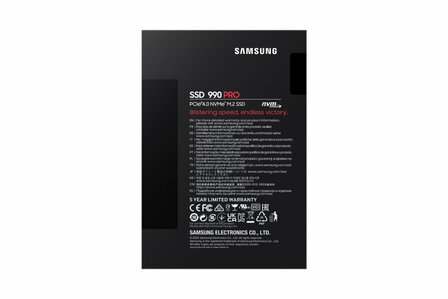 Samsung 990 PRO M.2 2TB PCI Express 4.0 V-NAND MLC NVMe