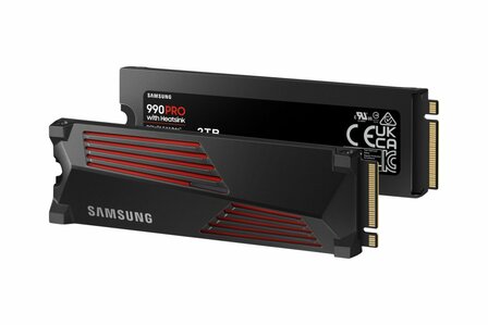 Samsung 990 PRO M.2 2 TB PCIe 4.0 V-NAND MLC NVMe Heatsink