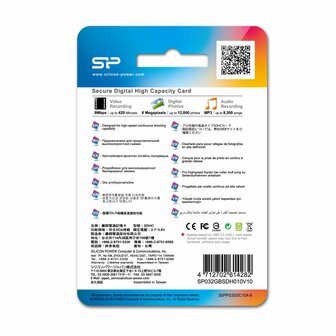 Silicon Power 32GB SDHC Card