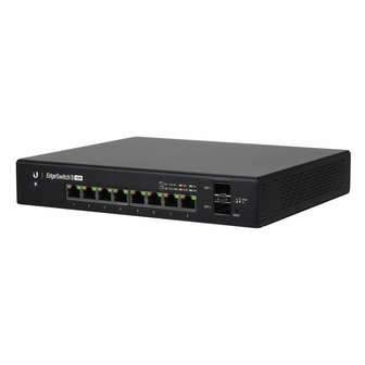 Ubiquiti Networks EdgeSwitch 8 Managed Gigabit Ethernet (10/100/1000) Power over Ethernet (PoE) Zwart