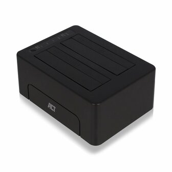 ACT AC1504 basisstation voor opslagstations USB 3.2 Gen 1 (3.1 Gen 1) Type-B Zwart RETURNED