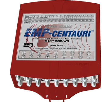 EMP DiSEqC 16/1 switch inclusief behuizing