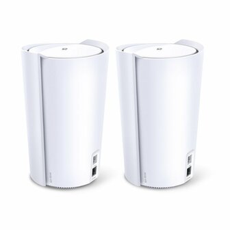 TP-LINK Deco X90 (2-pack) Tri-band (2.4 GHz / 5 GHz / 5 GHz) Wi-Fi 6 (802.11ax) Wit Intern