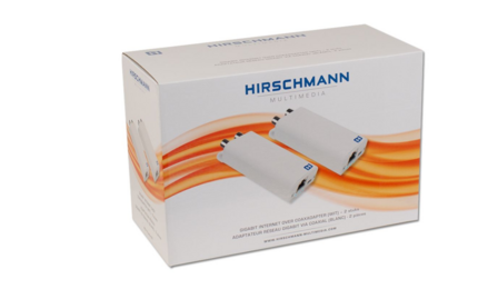 Hirschmann INCA 1G White SET Shop Gigabit EoC Adapters