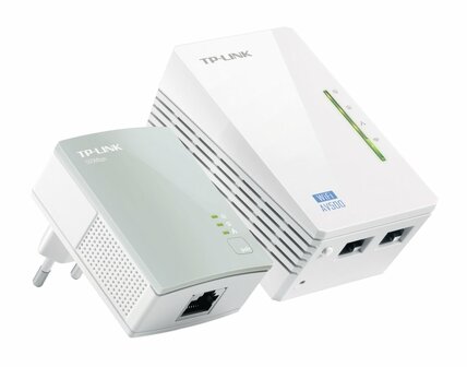 TP-Link WPA4220KIT AV500 WiFi Powerline Extender 300Mbps KIT