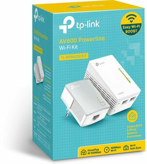 TP-Link WPA4220KIT AV500 WiFi Powerline Extender 300Mbps KIT