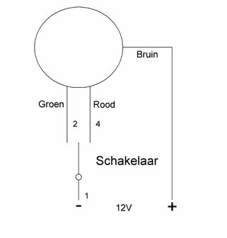 TravelLeds inb spot zwart 80mm 6+6 Leds 3K+6K klem