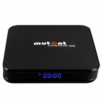  Mutant Inferno SE Plus 4K UHD Android 11 IP-Receiver (Dual-WiFi, USB 2.0, MicroSD, LAN, Zwart)