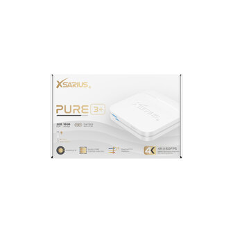 Xsarius Pure 3+ Streaming Box 4K UHD - wit