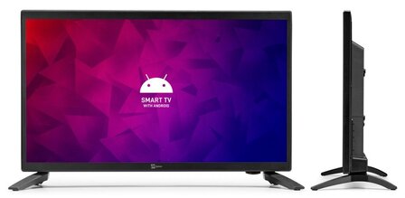 Telesystem Palco 19&quot; Smart LX Slim 12/230V S2/T2 HD LED TV met Android 9  KPN Digitenne, M7 Fastscan