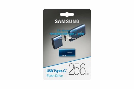 Samsung MUF-256DA USB flash drive 256 GB USB Type-C 3.2 Gen 1 (3.1 Gen 1) Blauw RENEWED