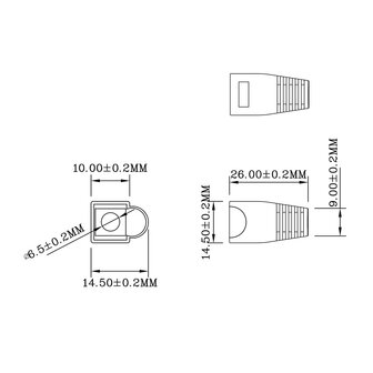 Nedis RJ45 Trekontlasting