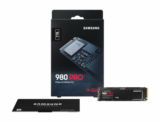 Samsung 980 PRO NVMe - Interne SSD M.2 PCIe - 1 TB