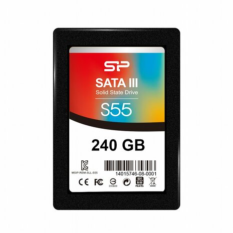 Silicon Power Slim S55 240GB SSD TLC , max R/W 520 MB/S