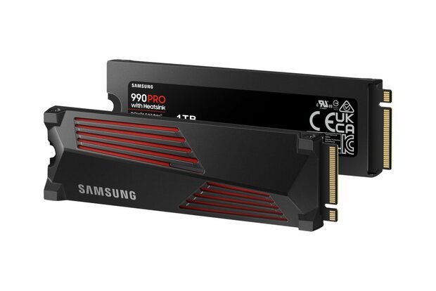 Samsung 990 PRO M.2 1 TB PCIe 4.0 V-NAND MLC NVMe Heatsink