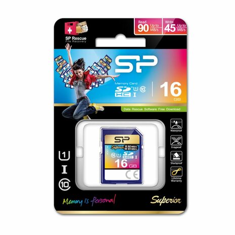 Silicon Power 16GB SDHC UHS Klasse 10