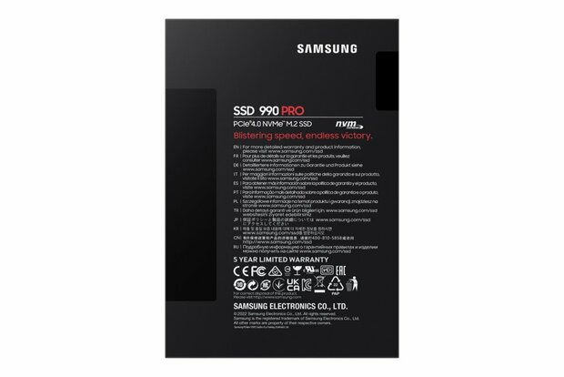 SSD Samsung 990 PRO M.2 4TB PCI Express 4.0 V-NAND Z-HEADSIN