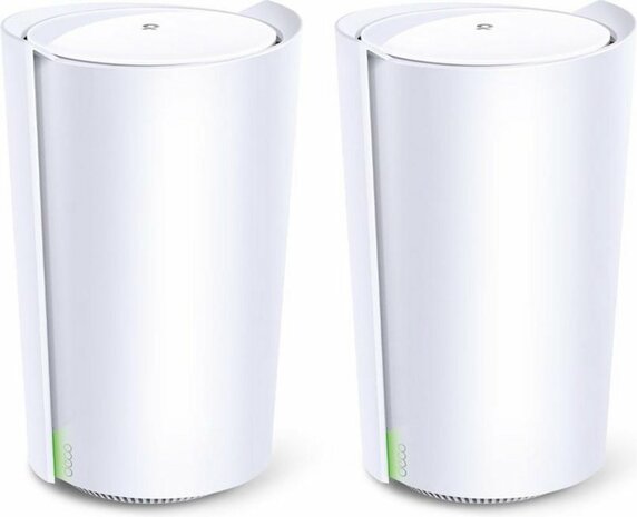 TP-LINK Deco X90 (2-pack) Tri-band (2.4 GHz / 5 GHz / 5 GHz) Wi-Fi 6 (802.11ax) Wit Intern