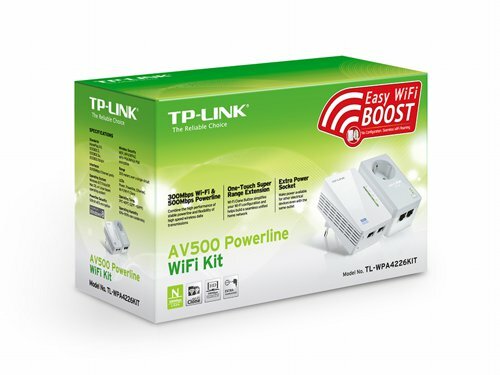 TP-LINK TL-WPA4226 KIT PowerLine-netwerkadapter 600 Mbit/s Ethernet LAN Wi-Fi Wit 2 stuk(s)