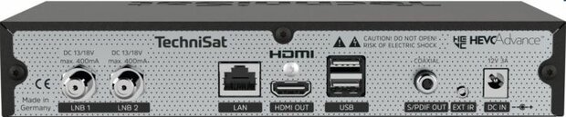 Technisat TECHNIBOX UHD S 4K Twin Tuner USB PVR Ready