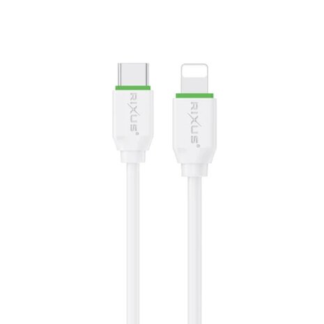 Rixus RX2017L Data Sync And Fast Charge Cable Type-C To Lightning 300cm