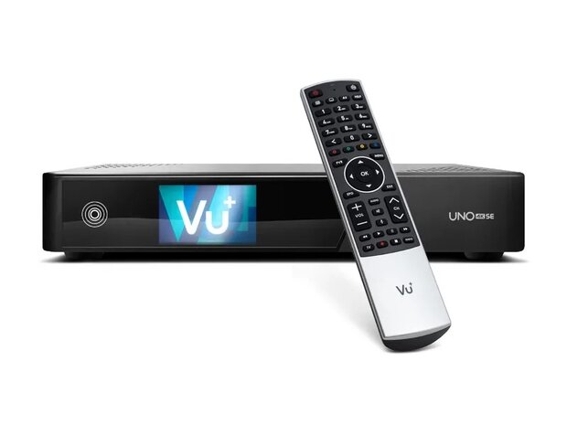 VU+ Uno 4K SE BT (Bluetooth) PVR ready Linux Receiver UHD 2160p 