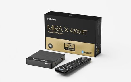 Amiko MiraX HiS-4200 Bluetooth Linux Mediastreamer 4K Ultra HD